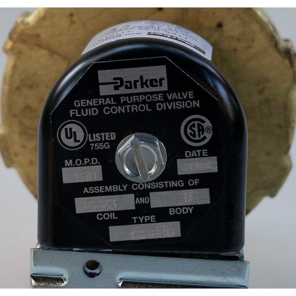 Parker General Purpose Solenoid Valve GP630 w/ G-23 Coil - Picture 7 of 8